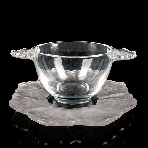2PC VINTAGE LALIQUE FRENCH CUP 395008