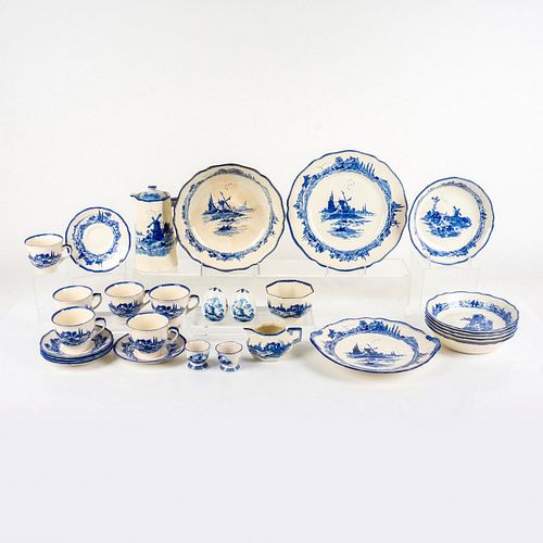 28PC ANTIQUE ROYAL DOULTON BONE CHINA