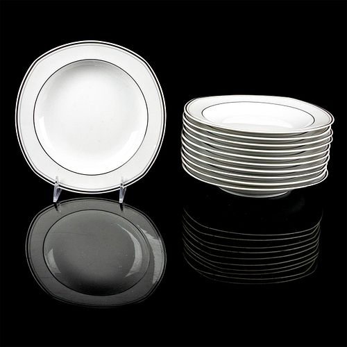 11PC WINTERLING SALAD PLATESWhite