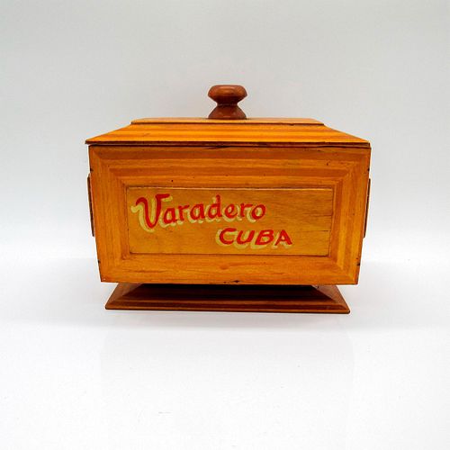 VARADERO CUBA CIGAR COVERED BOXA rectangular