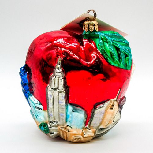 CHRISTOPHER RADKO ORNAMENT, BIG APPLE