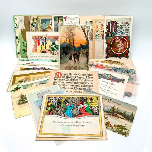 32PC VINTAGE CHRISTMAS POST CARDSBeautifully 3950ac