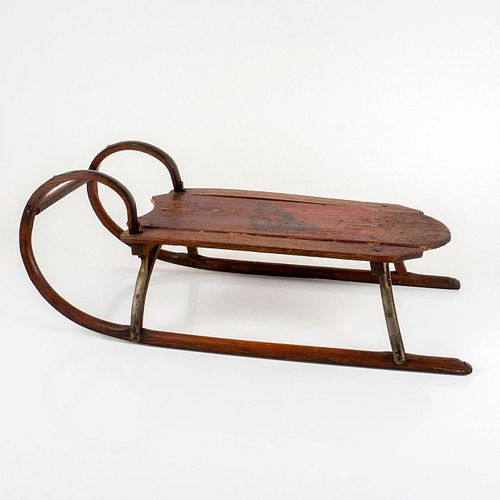 ANTIQUE WOOD CHILD S SLEIGHSmall 3950ad
