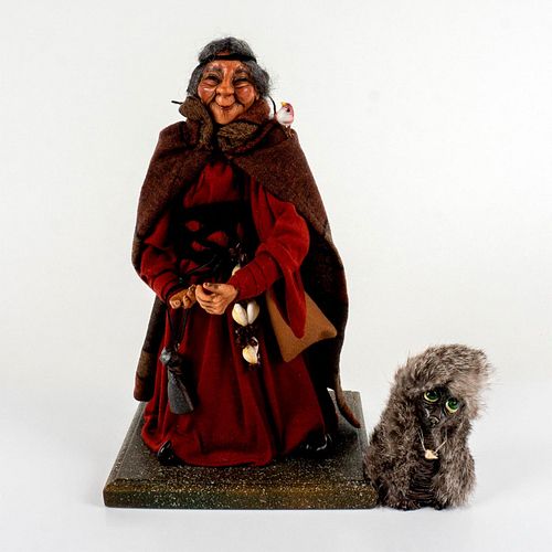 2PC FANTASY FOLK FIGURES, WITCH