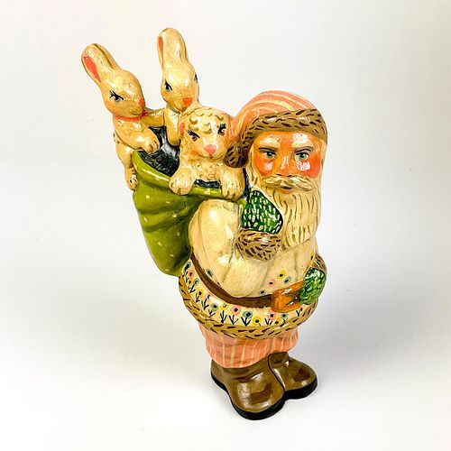 VAILLANCOURT FOLK ART FIGURE, SANTA