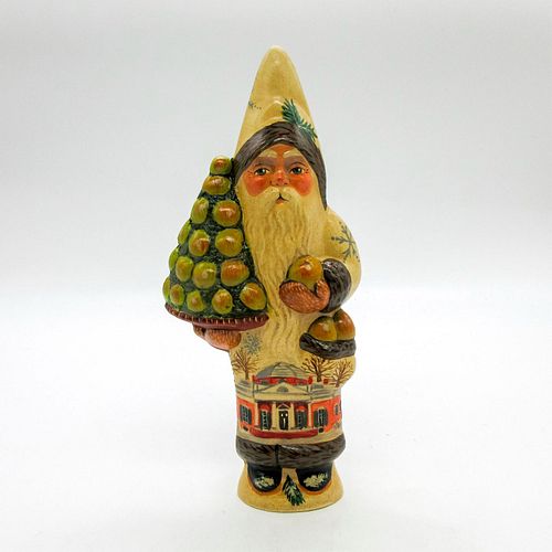 VAILLANCOURT FOLK ART SANTA FIGURE,