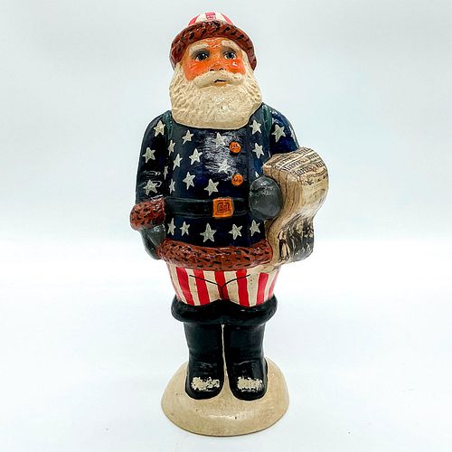 VAILLANCOURT FOLK ART SANTA CLAUS 3950fb