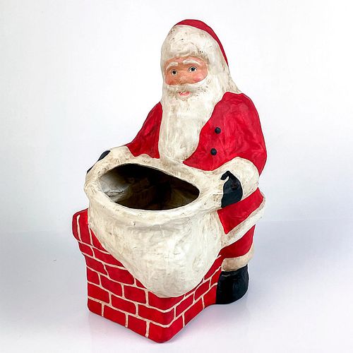 VINTAGE PAPER MACHE SANTA CLAUS