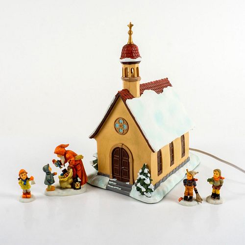 5PC VINTAGE GOEBEL CHRISTMAS CATHEDRAL 395146