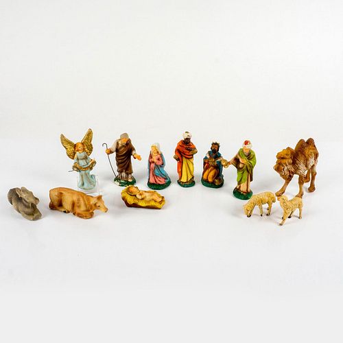 12PC VINTAGE NARDI NATIVITY SETHand 39515b