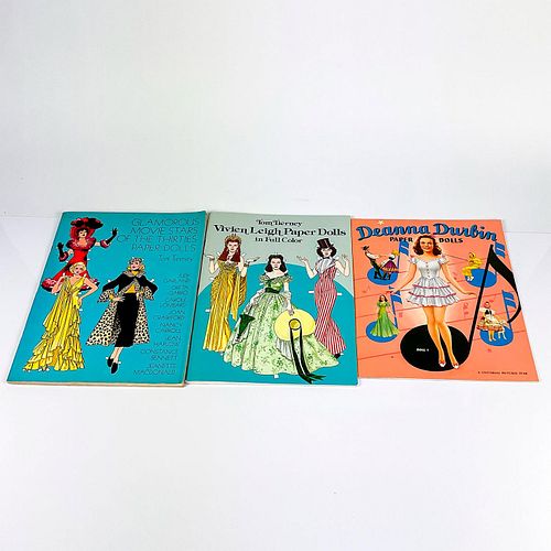 3PC VINTAGE PAPER DOLL BOOKSPaper