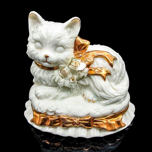 VINTAGE PORCELAIN CAT FIGURINEIn