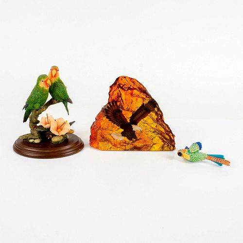 3PC ASSORTMENT OF BIRDS FIGURINESIncludes