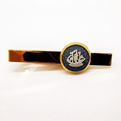 WEDGWOOD JASPERWARE TIE CLIP SAILING 3954d9