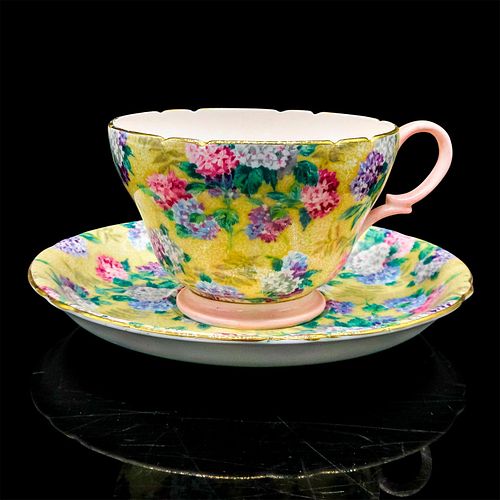 SHELLEY ENGLAND CUP AND SAUCER,