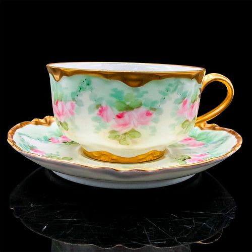 HAVILAND FRANCE PORCELAIN MUSTACHE TEA