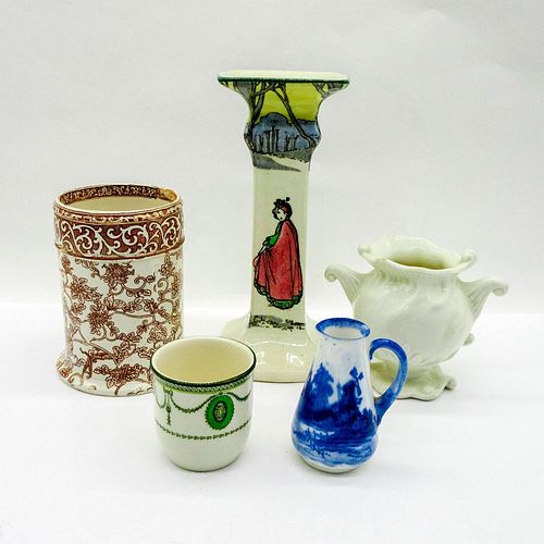 5PC ROYAL DOULTON AND BURSLEM DECORATIVE