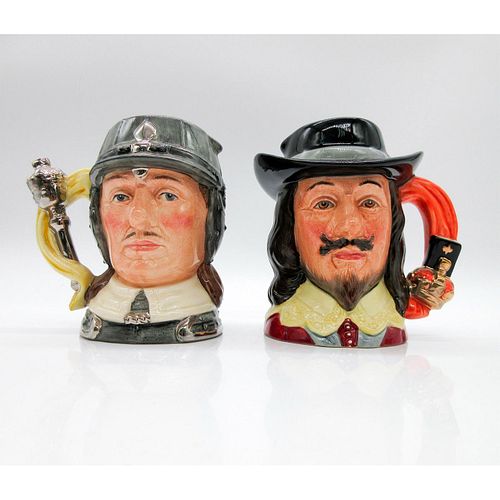 KING CHARLES OLIVER CROMWELL PAIR 3955d7