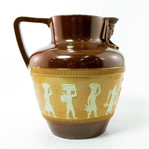 ROYAL DOULTON STONEWARE JUG EGYPTIANLarge 3956de