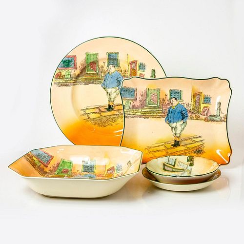 5PC ROYAL DOULTON DICKENS SERIESWARE 39572d