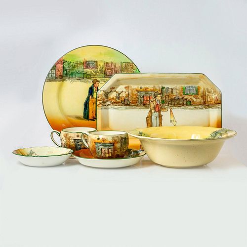 7PC ROYAL DOULTON DICKENS SERIESWARE 39572f