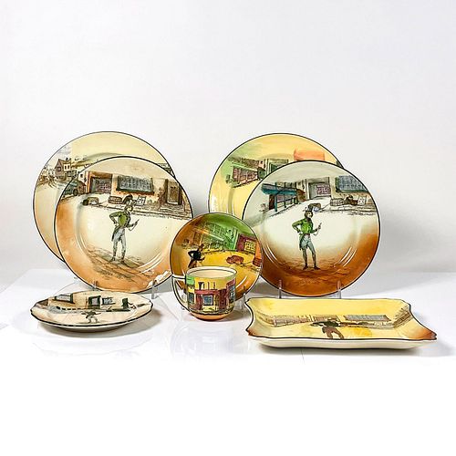 8PC ROYAL DOULTON DICKENS SERIESWARE