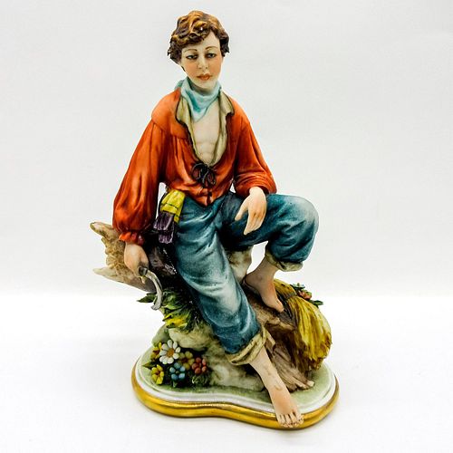 CAPODIMONTE PORCELAIN FIGURINE,