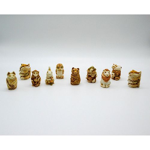 10PC HARMONY KINGDOM SMALL ANIMAL