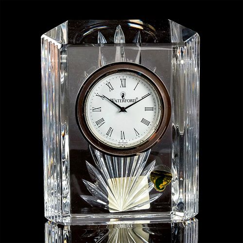 WATERFORD CRYSTAL COLONNADE CLOCK 3958d9
