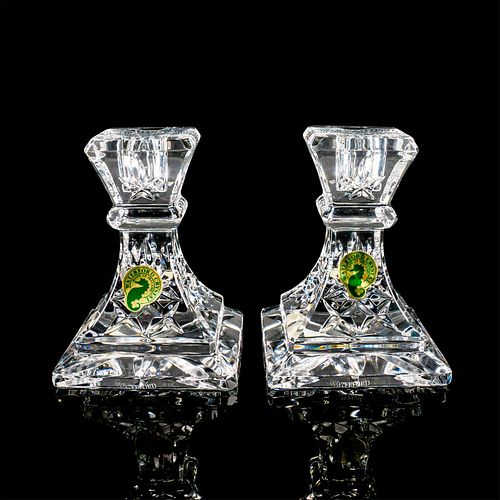 PAIR OF WATERFORD CRYSTAL CANDLESTICKS  3958fb