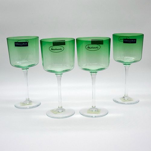 4PC VILLEROY & BOCH GLASS DRINKWAREHandmade