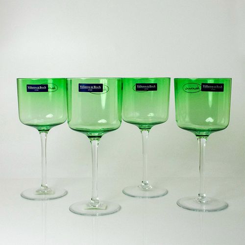 4PC VILLEROY AND BOCH WINE GLASSES  395935