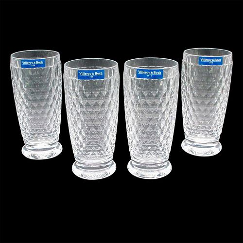 4PC VILLEROY & BOCH CRYSTAL TUMBLERS,