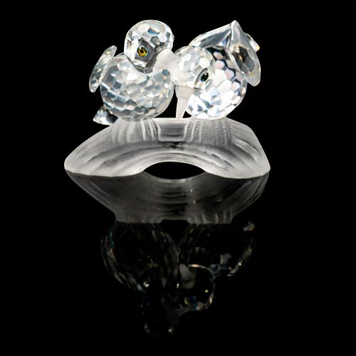 SWAROVSKI CRYSTAL FIGURINE, TURTLEDOVES