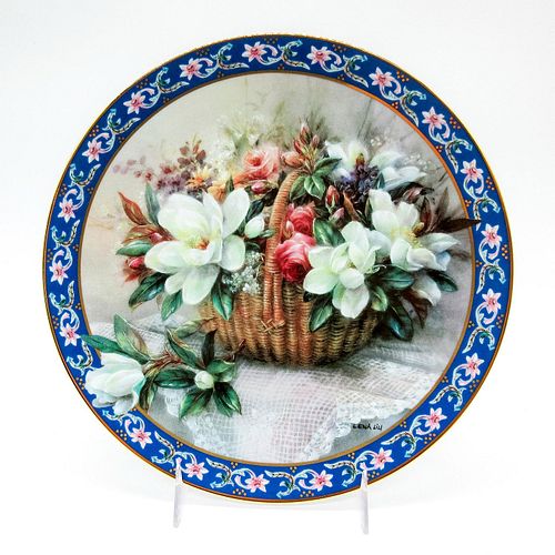 W.S. GEORGE PORCELAIN PLATE, MAGNOLIASLimited