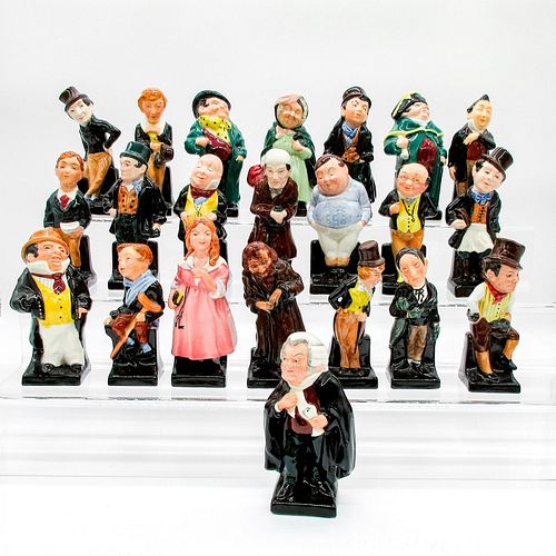 22PC ROYAL DOULTON FIGURINES, CHARLES