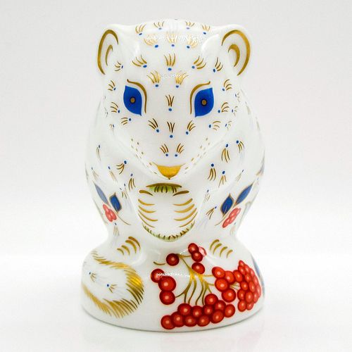ROYAL CROWN DERBY FIGURAL PAPERWEIGHT,