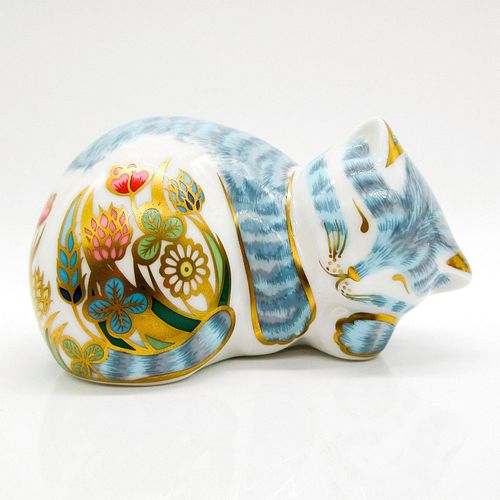 ROYAL CROWN DERBY FIGURAL PAPERWEIGHT,