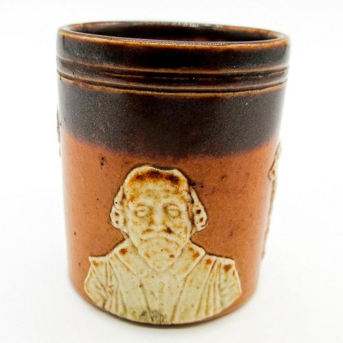 TINY ROYAL DOULTON STONEWARE MUG,