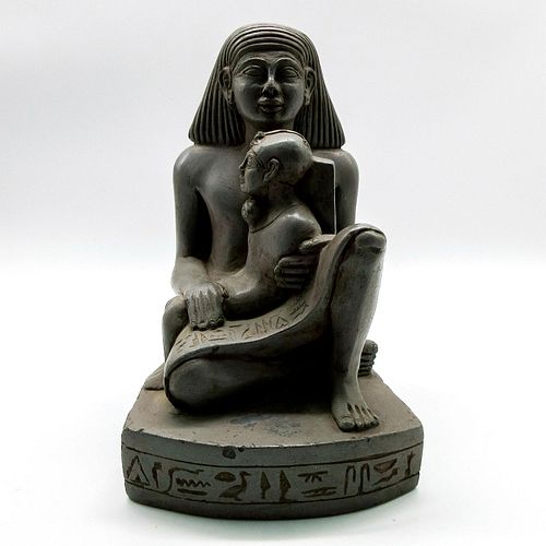 VINTAGE EGYPTIAN SCULPTURE OF ISIS GODDESS