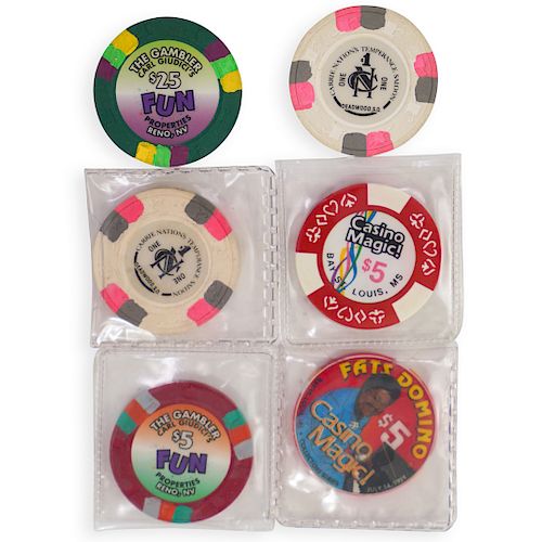 VINTAGE POKER CHIP COLLECTIONDESCRIPTION  3938a5