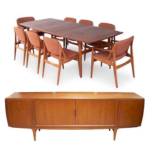 ARNE VODDER DANISH DINING ROOM 3938ce