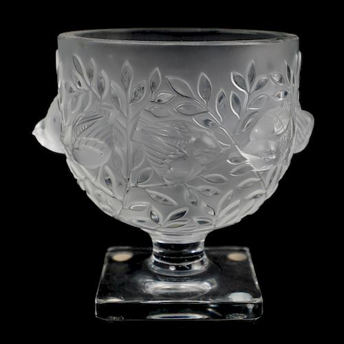 LALIQUE CRYSTAL ELIZABETH VASEDESCRIPTION  3938d2