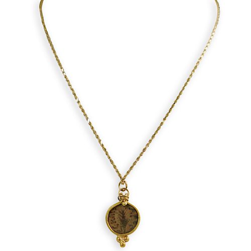 HADAYA JUDAICA 14K GOLD NECKLACE