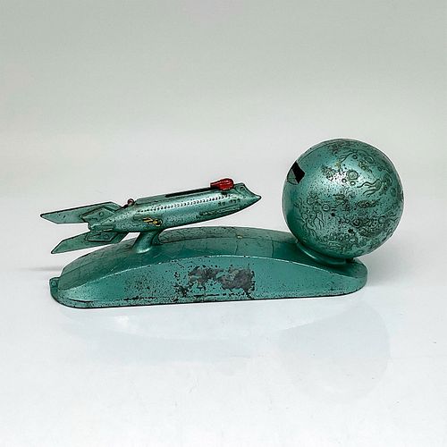 STRATO COIN BANK TOY ROCKETThis mechanical