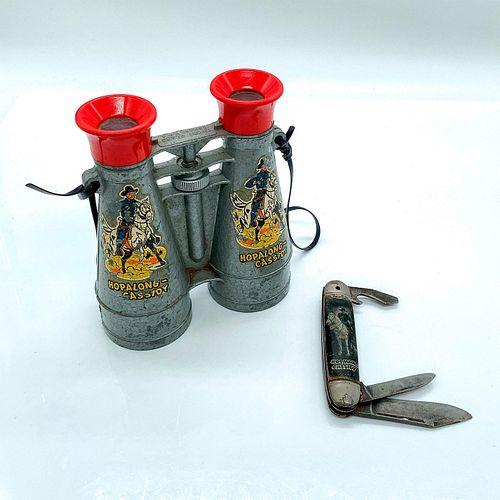 2PC HOPALONG CASSIDY BINOCULARS 3939ee