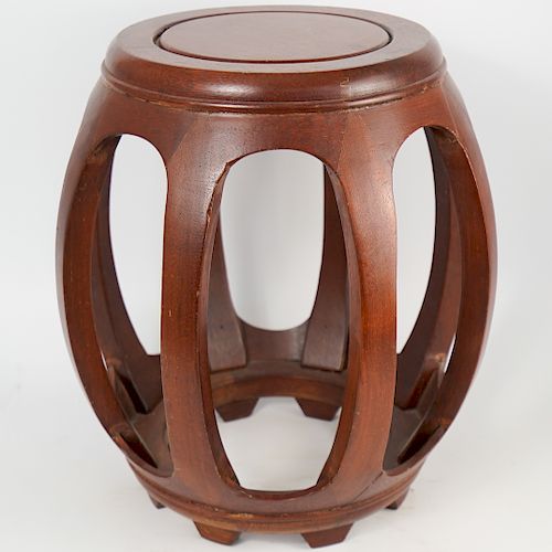 CHINESE WOODEN DRUM STOOLDESCRIPTION  393a20