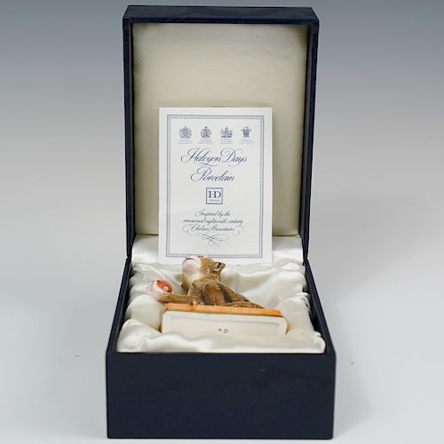 HALCYON DAYS PORCELAIN SQUIRREL