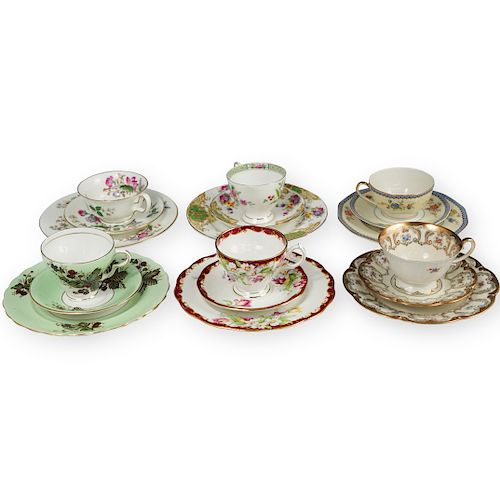  18 PC CONTINENTAL PORCELAIN TEACUPS 393a8a