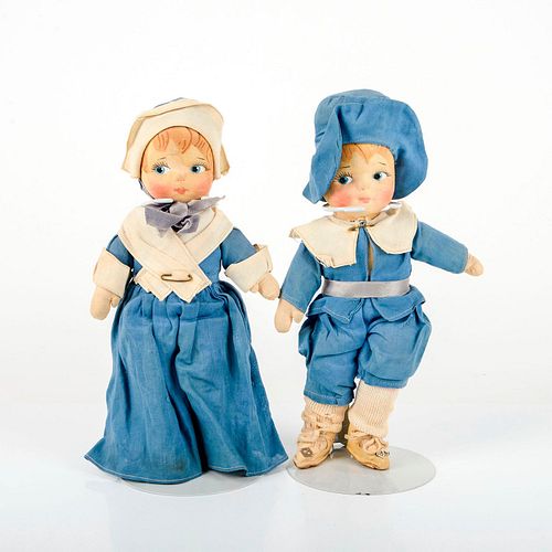 BLOSSOM DOLL CO. PILGRIM PAIR,